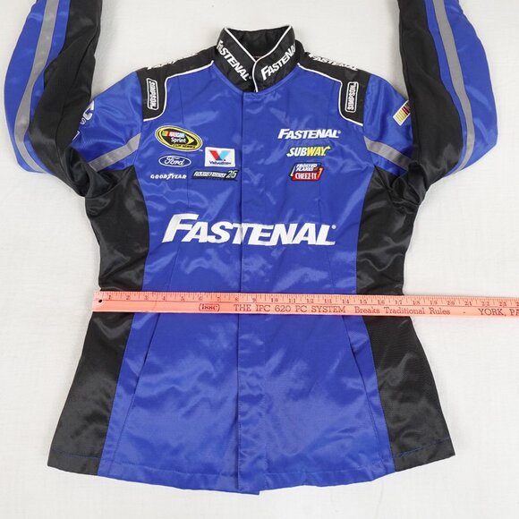Carl Edwards NASCAR FASTENAL Jacket Women's Small Chase Authentics Racing - Picture 10 of 10